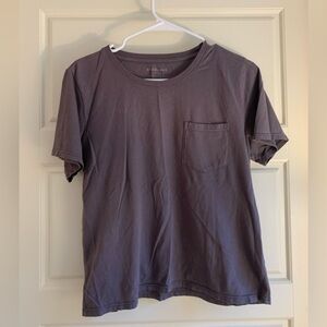 Everlane box tee - eggplant, size s